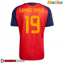 Moške Nogometnih dresov Španija Lamine Yamal #19 Domači SP 2026 Kratki rokavi